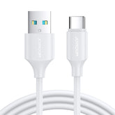 USB A to Type C Cable 3A Fast Charging for Samsung Galaxy S20 S10-White