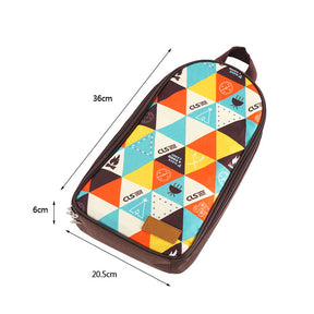 Cooking Utensils Organizer Travel Bag Portable Pouch for BBQ Camp Kitchen Kit-Triangle