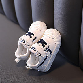 Baby Sneakers for Girl Boy Anti-Slip Lightweight Walking Shoes-Blue