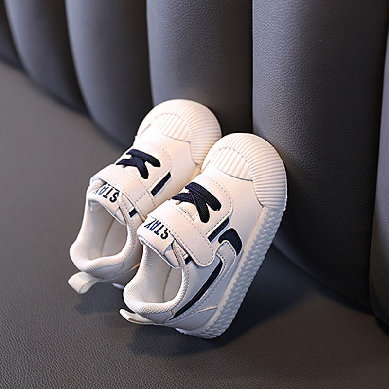 Baby Sneakers for Girl Boy Anti-Slip Lightweight Walking Shoes-Blue