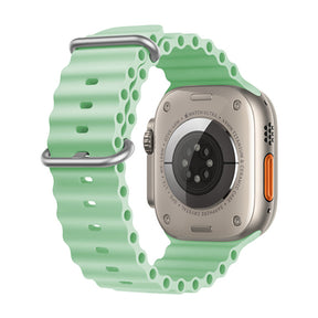 Sport Ocean Bands Compatible with Apple Watch 8 Ultra-Pistachio