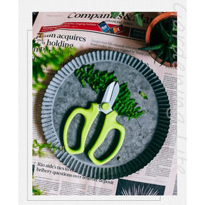 Home & LivingProfessional Garden Scissors Teflon Coating with Comfort Grip Handle,Garden Plants Pruning Tool -Green