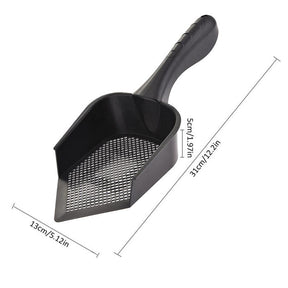 Litter Cleaner Corner Scoop-Black