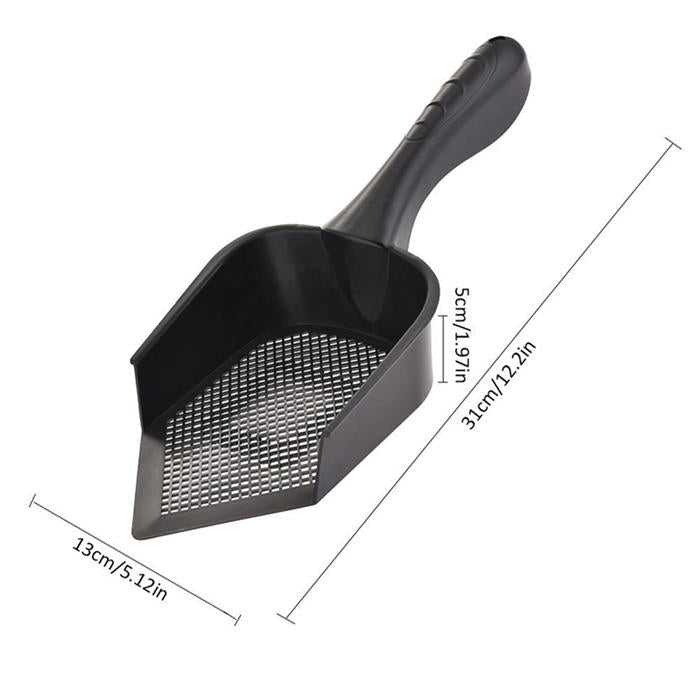 Litter Cleaner Corner Scoop-Black