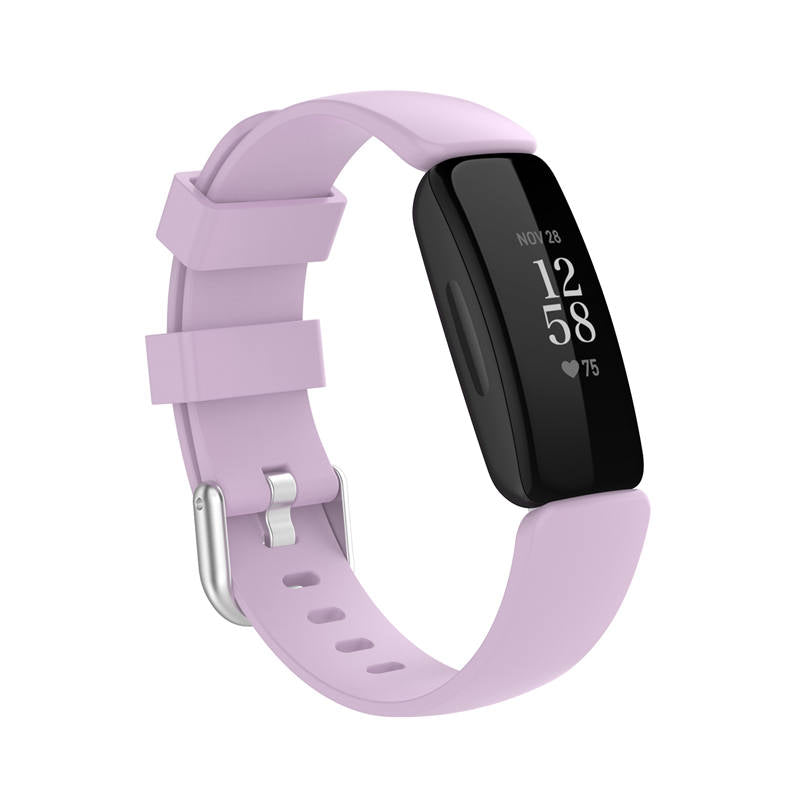 Sport Strap For Fitbit Inspire 2 Silicone Loop Smart Watch Accessories-Light Purple