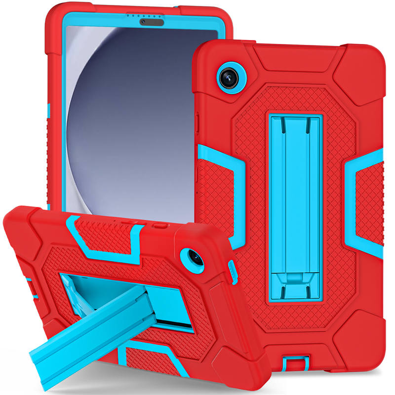 ShockProof Tablet Case with Stand for Samsung Galaxy A9 8.7 Inch-RedBlue