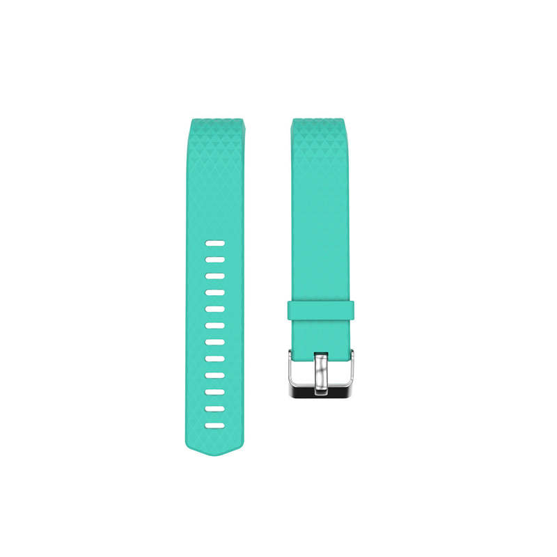 Silicone Replacement Strap Wrist Accessories For Fitbit Charge 2 -Teal