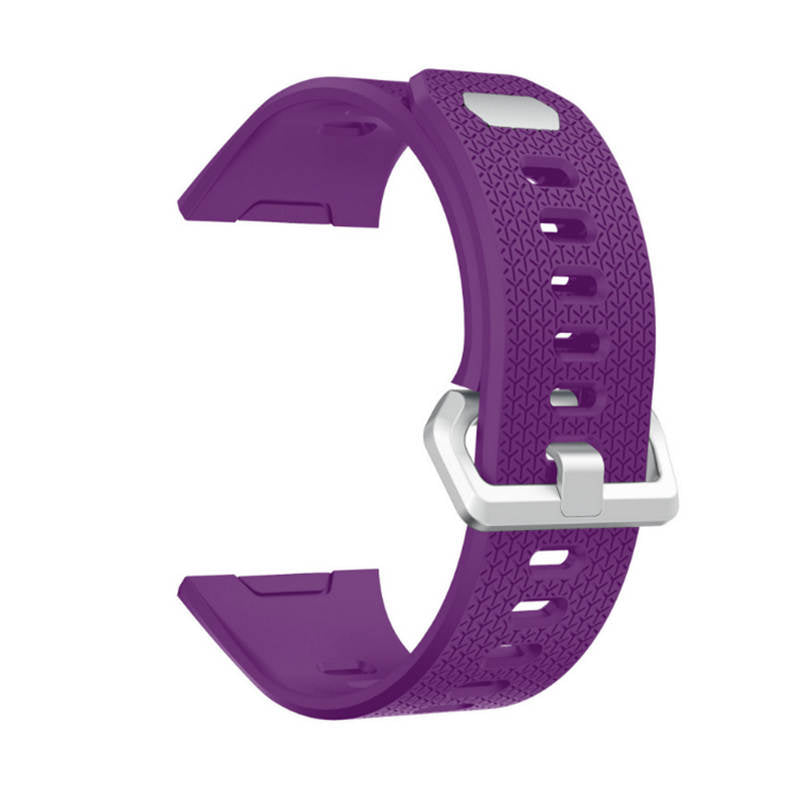 Soft Silicone Band For Fitbit Ionic Smart Watch Replacement Accessories-Purple