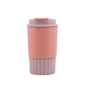 12oz Travel Mug with Leakproof Lid Ideal for Hot/Ice Coffee-Pink1