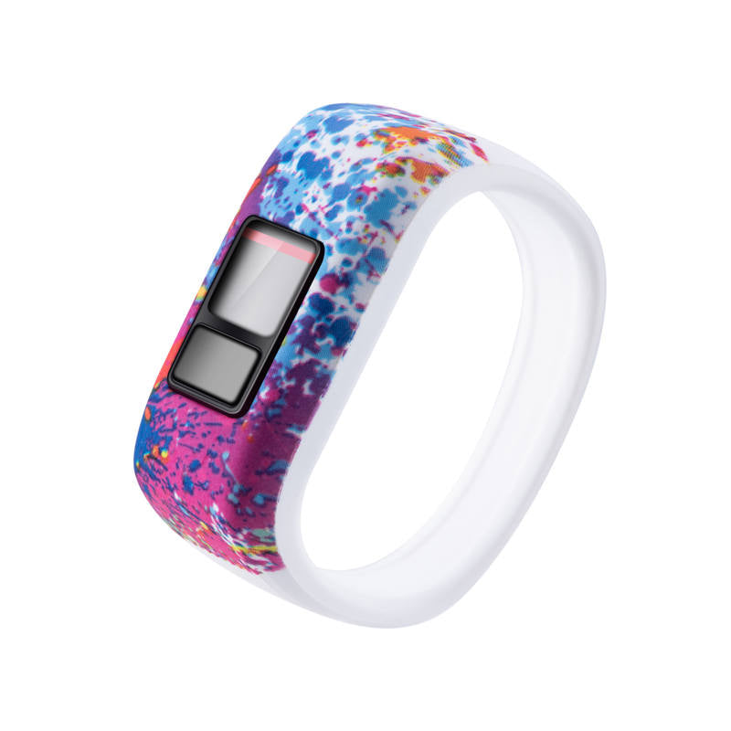 Soft Silicone Replacement Watchband for Garmin Vivofit Vivofit 3/Vivofit JR/JR 2 Band for Kids Women Men-Color7