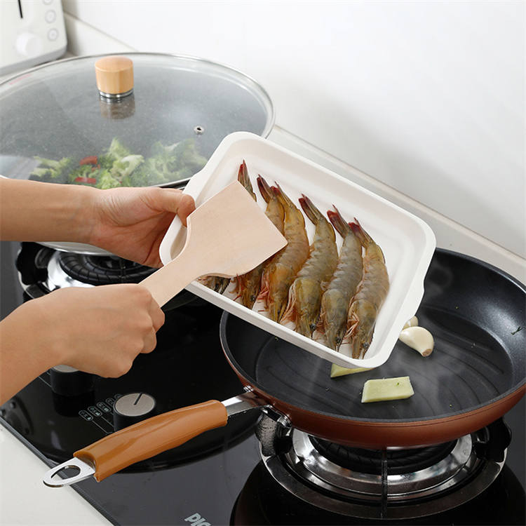 6 layers New Multifunction Dishes Trays Hot Pot Stratification Cooking Plates Wall-mounted -White