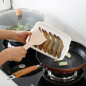 6 layers New Multifunction Dishes Trays Hot Pot Stratification Cooking Plates Wall-mounted -Blue