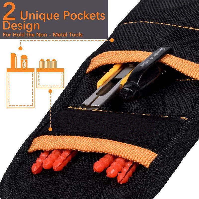 2 Pcs Magnetic Wristband Tools 20 Strong Magnets for Holding Screw