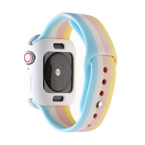 Colorful Silicone Sport Watch Band For Apple iWatch Series-01