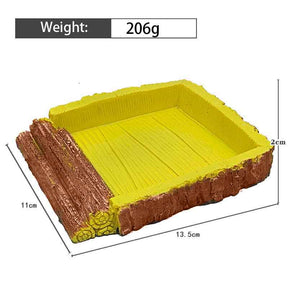 Reptile Food Bowl Habitat Breeding Box for Amphibians-GD028