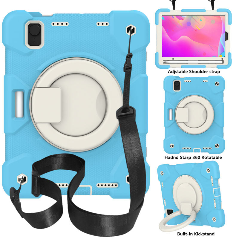 iPad Case For iPad Mini 6 with 360¡ãSwivel Stand-Sky Blue