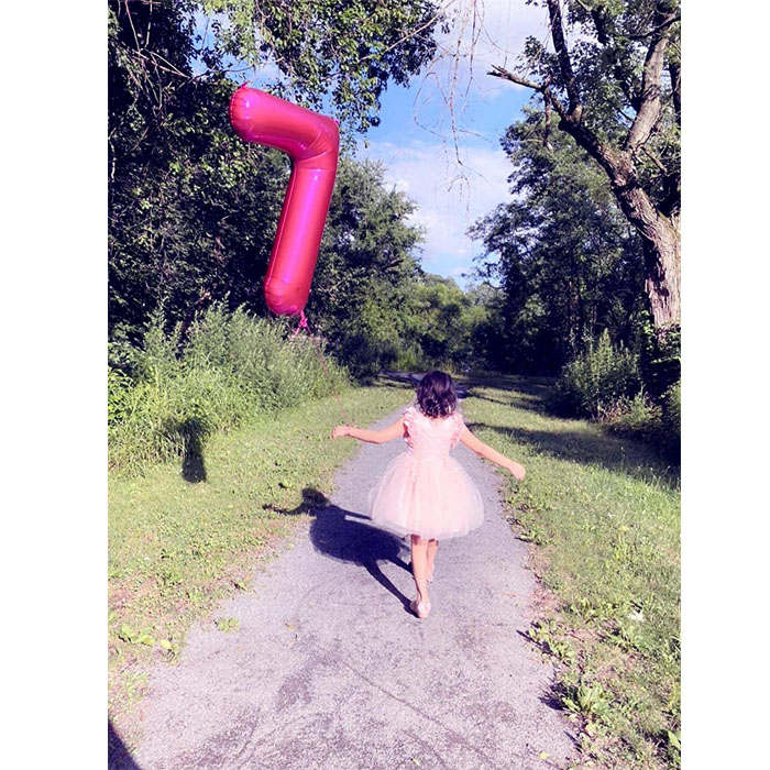 Princess Flower Girl Lace Dress Pageant Kids Christmas Party Dresses-Pink