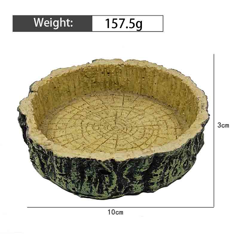 Reptile Food Bowl Habitat Breeding Box for Amphibians-GD014