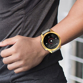 TPU Screen Protector Case For Huawei Watch GT2 42mm&46mm with HD Tempered Glass-RoseGold
