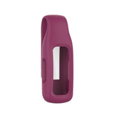 Soft Silicone Clip Holder Replacement for Fitbit Inspire 2 Sport-Wine Red