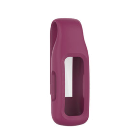 Soft Silicone Clip Holder Replacement for Fitbit Inspire 2 Sport-Wine Red