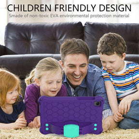 Hive Tablet Case For SamSung Tab A7 Lite 8.7(T220/T225) 2021/Tab A8 (P200/P225) 2019 Durable Stand Cover With Shoulder Strap-PurpleAqua
