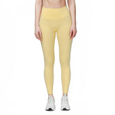 Womens Yoga Pants Breathable Naked Feeling Fitness Leggings-Yellow