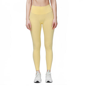 Womens Yoga Pants Breathable Naked Feeling Fitness Leggings-Yellow