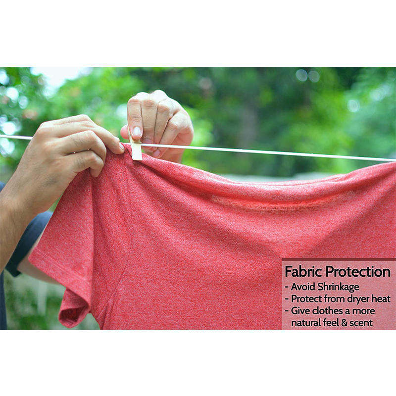 Retractable Clothesline Portable Heavy Duty Indoor and Outdoor Single Clothes Drying Rack