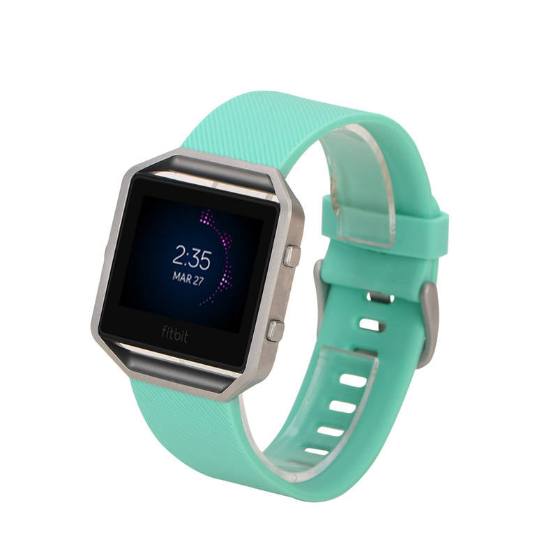 Replacement Sport Silicone Strap for Fitbit Blaze Watch Band-Mint Green