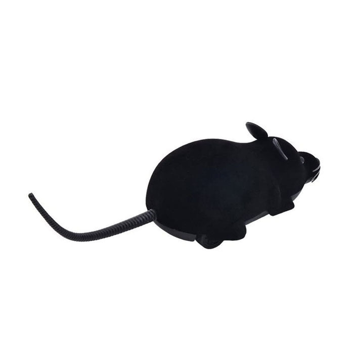 Remote Control Toy for Cats Funny Chasing Electric Simulation Animal Toys-Black