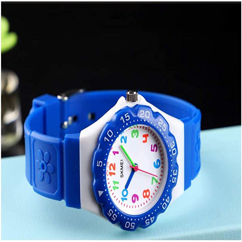 Kids Waterproof Quartz Watch Fashion Watch-Blue