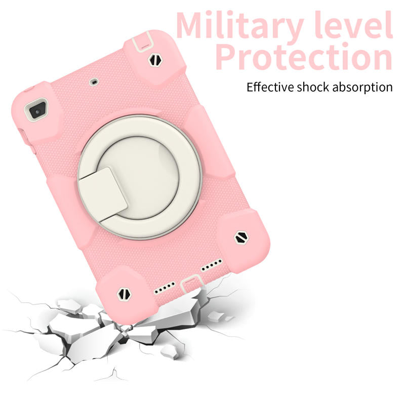 iPad Case For iPad Mini 4/5 with 360¡ãSwivel Stand-Cherry Blossom Powder