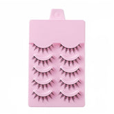 5 Pairs False Eyelashes Natural Curly 3D Lashes Set for Daily-Dandelion