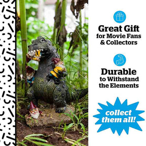 Hilarious Lawn Gnome Godzilla Patio Lawn Yard Garden Decoration