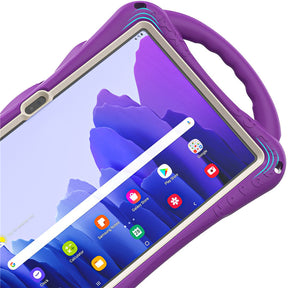CatA Samsung Tablet for Tab A7 10.4  T500/T505/T507/T505N Built-in Handle Stand With a Strap-Purple