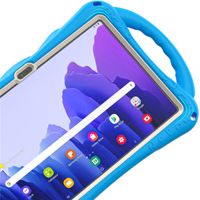 CatA Samsung Tablet for Tab A7 10.4  T500/T505/T507/T505N Built-in Handle Stand With a Strap-Light Blue
