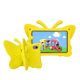 iPad Case For iPad Mini 6 Cartoon 3D Butterfly EVA Proof Shockproof Case with Bracket-Yellow