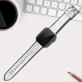 GJZP Silicone Watch Band Quick Release Adjustable Wristbands for Apple IWatch Series SE/1/2/3/4/5/6 For Women-Silver