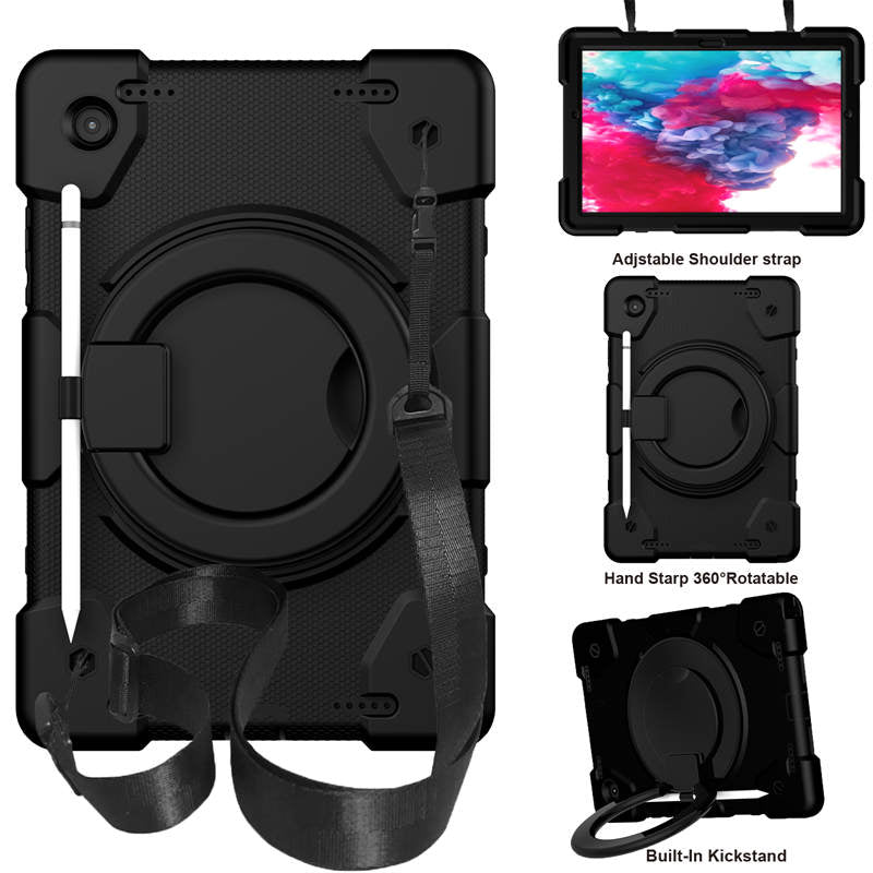 Tab A 8 X200/X205 Samsung Tablet Case with 360¡ãSwivel Stand-Black