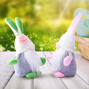 2Pcs Easter Plush Bunny Gnome Holiday Gift Home Decoration