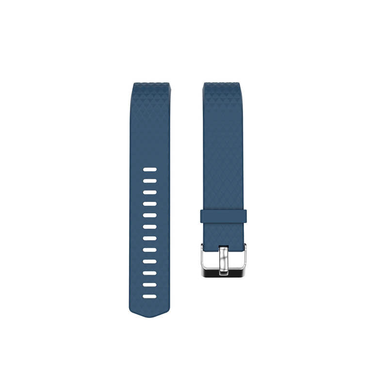 Silicone Replacement Strap Wrist Accessories For Fitbit Charge 2 -Rock Cyan