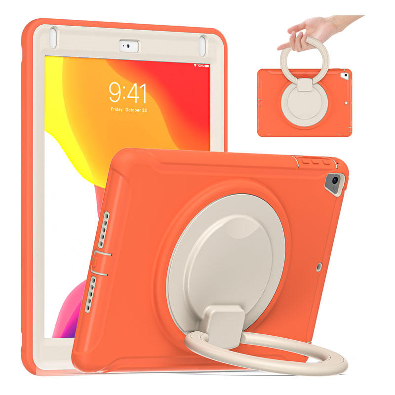 CowKing iPad Case With Handle Grip For iPad 9.7 2018/2017/Pro9.7/Air2/Air1-Orange