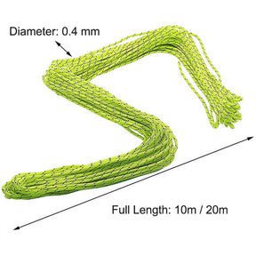 4mm Fluorescent Reflective Guyline Tent Rope Camping Cord Paracord 10m