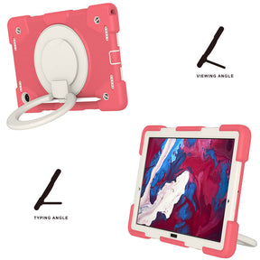 Tab A 8 X200/X205 Samsung Tablet Case with 360¡ãSwivel Stand-Begonia Red
