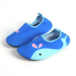 Baby Boys Girls Water Shoes Non-Slip Swim Shoes Barefoot Skin Aqua Socks for Beach-Blue