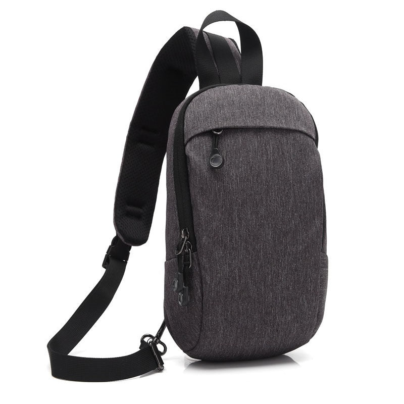 Sling Backpack Multipurpose Crossbody Shoulder Bag-Light Gray