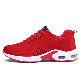 Women Casual Shoes Lightweight Athletic Walking Sneakers-Red