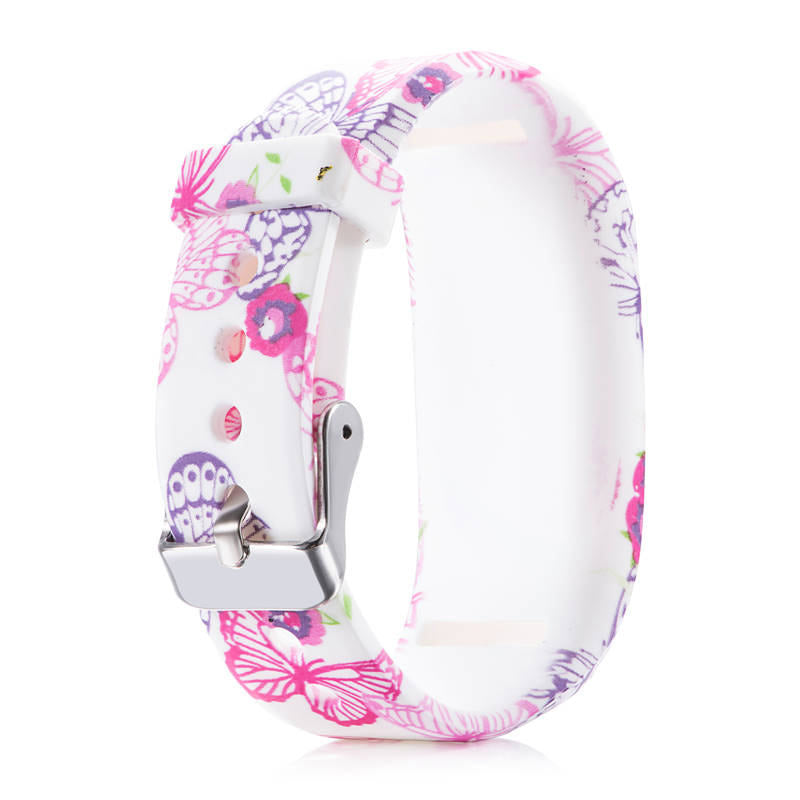 Compatible With Garmin Vivofit JR /Vivofit 3 Soft Silicone Colorful ReplacementWristbands-Color9