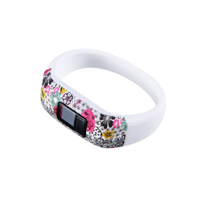 Soft Silicone Replacement Watchband for Garmin Vivofit Vivofit 3/Vivofit JR/JR 2 Band for Kids Women Men-Color3